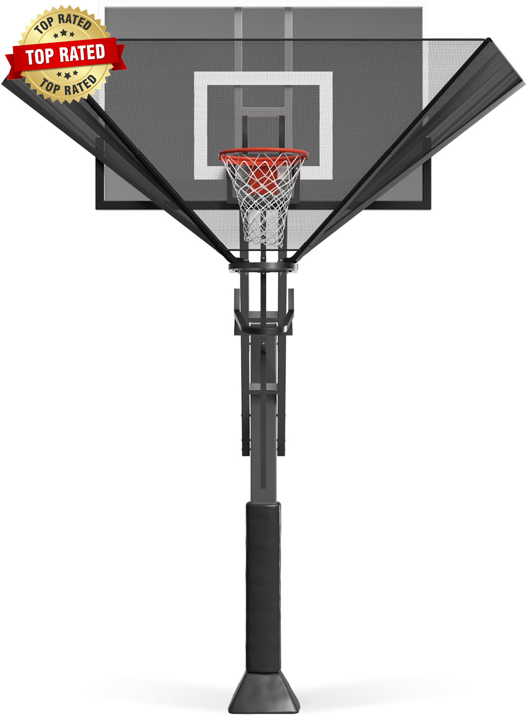 Basketball Rebounder Net Return System Machine Portable Suspended Shooting Baske