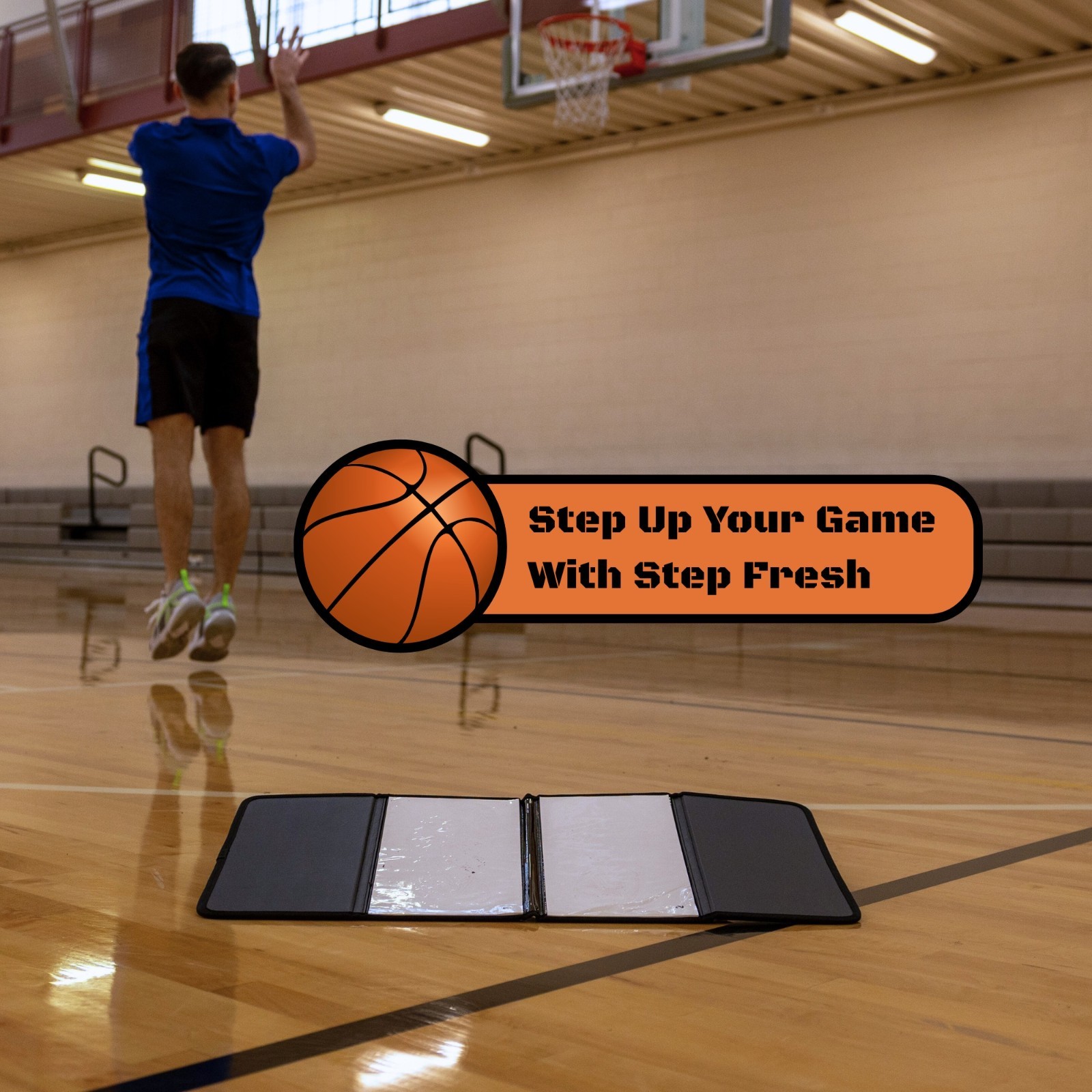 Basketball Sticky Mat With 120 Sheets, Portable Basketball Pad for Shoe Grip