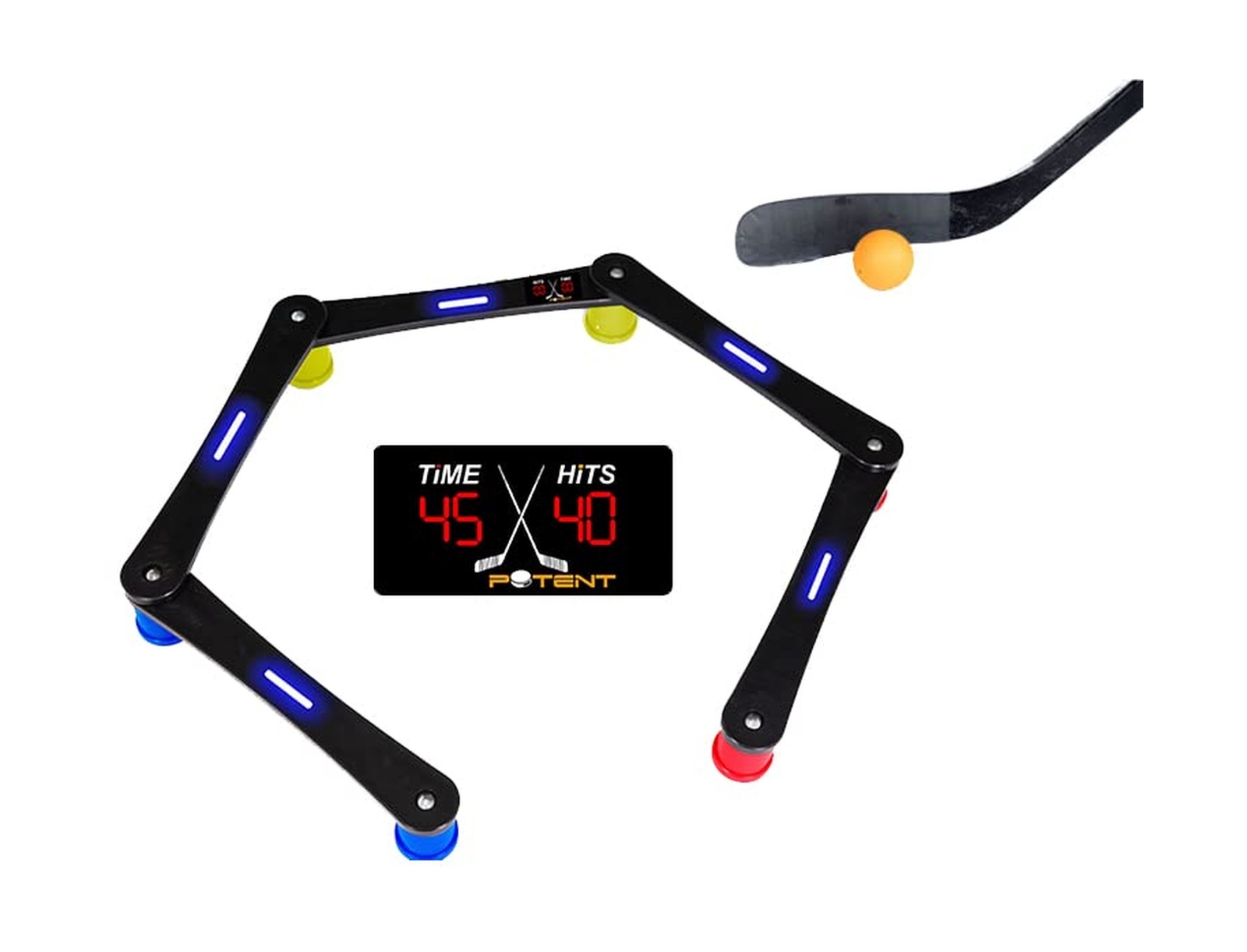 Potent Hockey Training Equipment – Digital Stickhandling Trainer – Portable S…