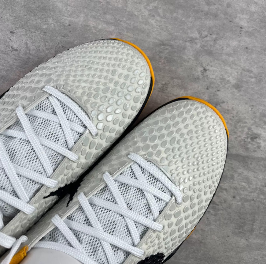 NK Zoom Kobe 6 Protro White Del Sol CW2190-100 Men Sneakers