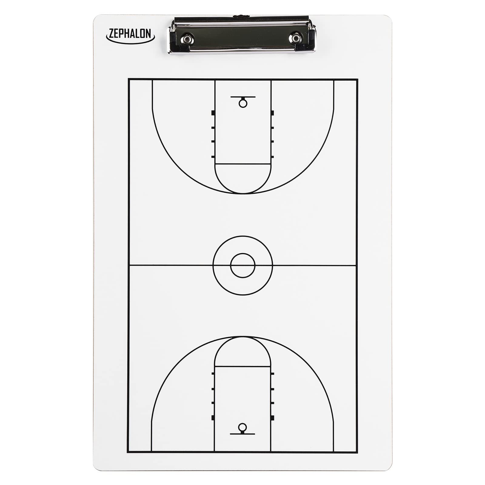 Dry Erase Basketball Clipboard for Coaches Double Sided Board, Sports Coaching (