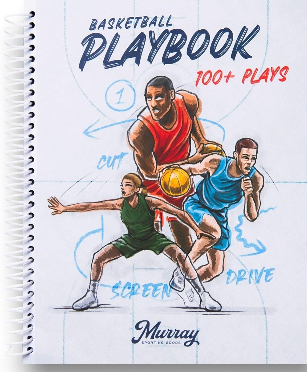 Basketball Playbook Coaches Journal Notebook over 100 Plays Perfect Coaching New